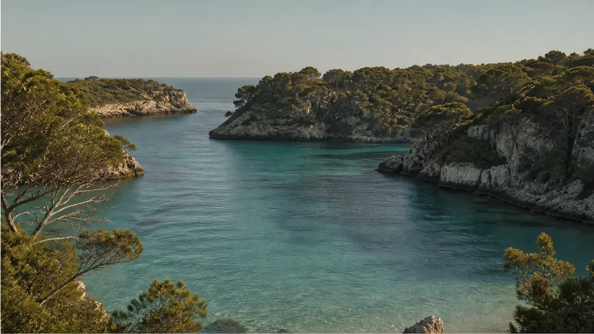 Quiet Menorca turquoise cove at dawn for a privacy-first island choice